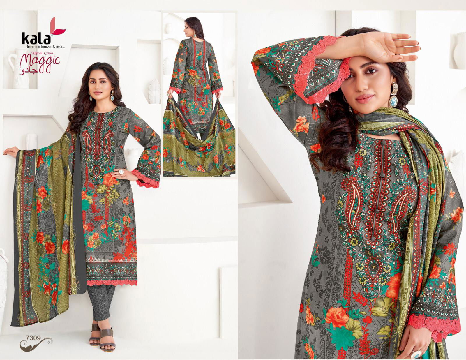 Kala Maggic Vol 22 Karachi Cotton Dress Material Collection